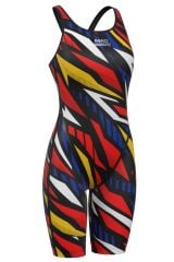 M0263 01 X9W Women racing open back swimsuit Force