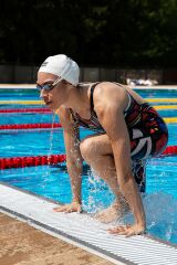M0263 01 X9W Women racing open back swimsuit Force