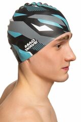 Mad Wave Silikon Bone Stripes, One size, Siyah