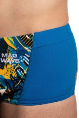 Mad Wave Erkek Mayo antichlor Race PBT H2, Mavi