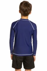 Mad Wave Çocuk Yüzme T-Shirt longsleeve, Mavi