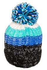 Mad Wave Bere Knit Beanie Pom-Pom