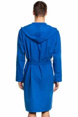 M0971 02 4 04W Bathrobe Cuddly, S, Blue