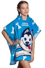 Mad Wave Çocuk HUSKY Poncho, 70*130 cm